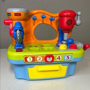 Orange and Red Learning Toy Workbench